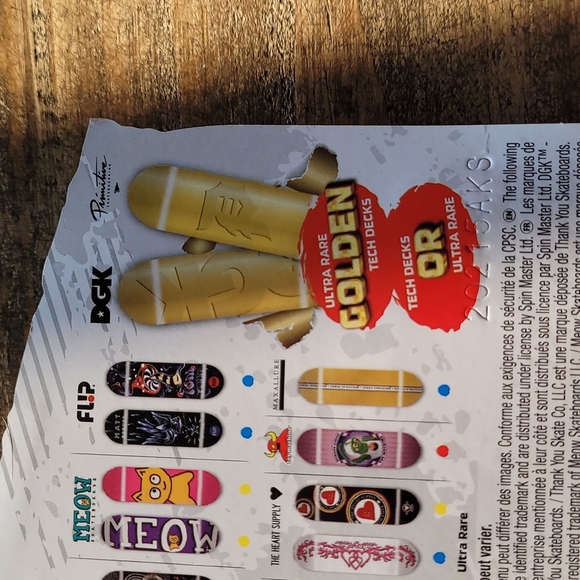 COPY - Tech deck primitive gold edition rare! I have another set - Picture 3 of 3